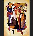 Alfred Gockel Famous Paintings - The Beat Goes On